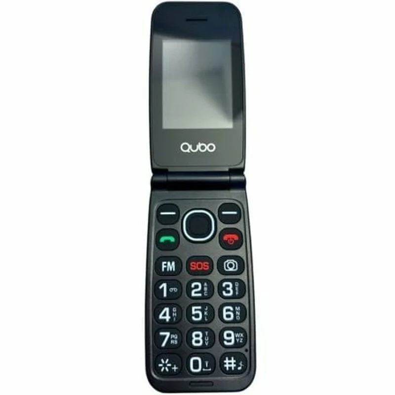 Teléfono Móvil para Mayores Qubo NEONWBK 4G Negro