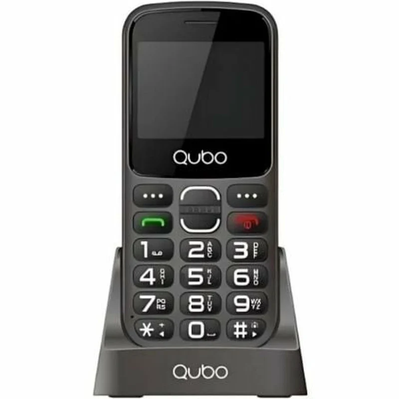Teléfono Móvil para Mayores Qubo X-230BKC 4G Negro