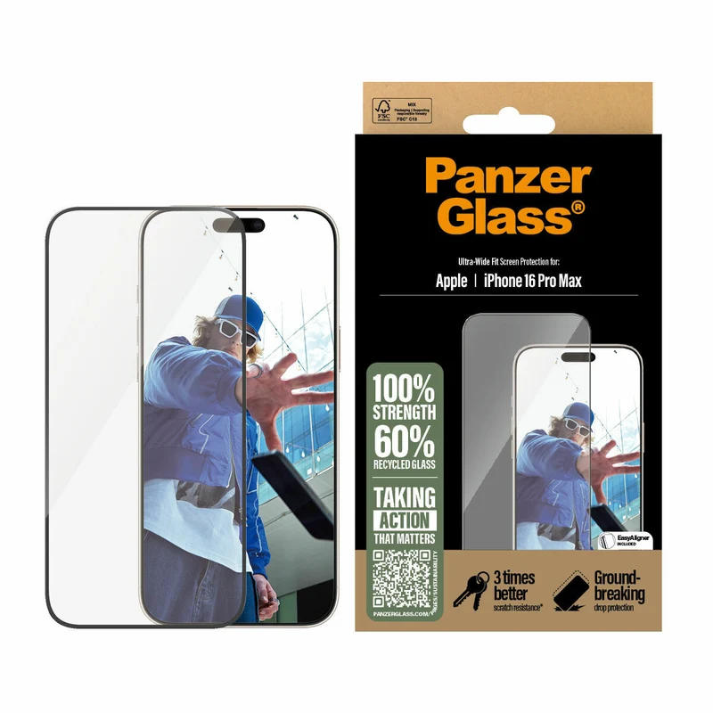 Protector de Pantalla para Móvil PanzerGlass iPhone 16 Pro Max