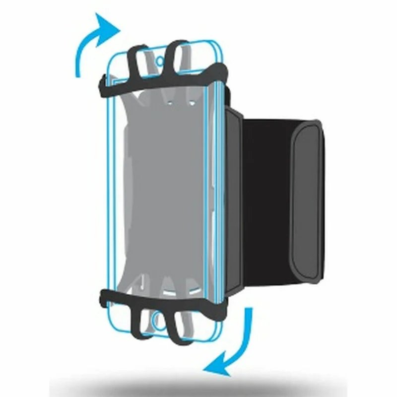 Brazalete para Móvil Mobilis 030003 Negro Silicona