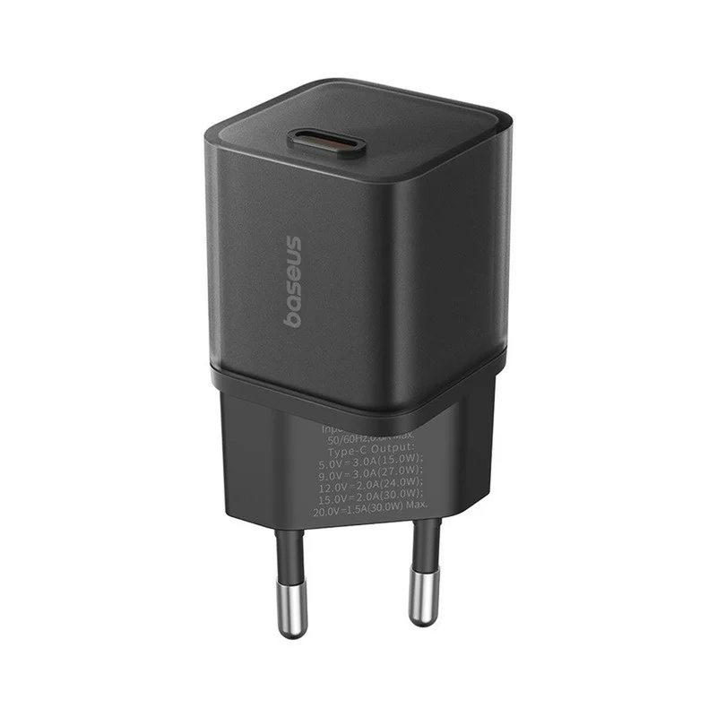 Cargador de Pared Baseus P10162504113-00 Negro 30 W