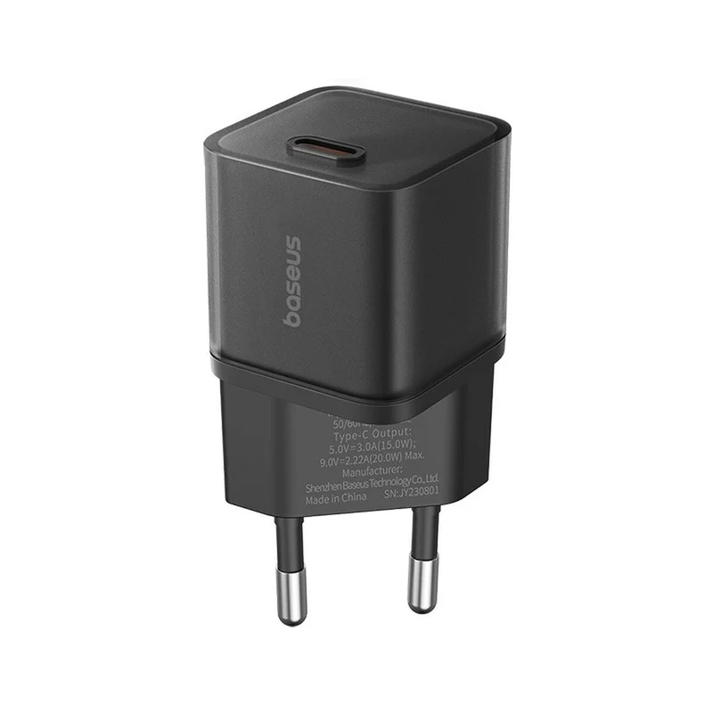 Cargador de Pared Baseus P10162503113-00 Negro 20 W