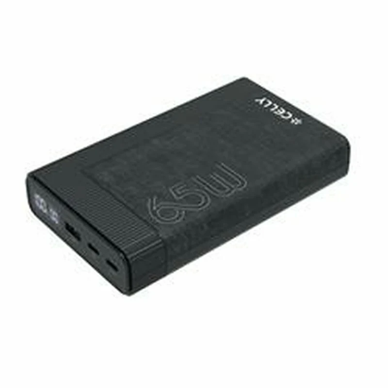 Powerbank Celly PD65W 65w EVO 20000 mAh Negro