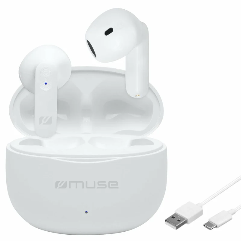 Auriculares con Micrófono Muse M270TWS BLANCO Blanco