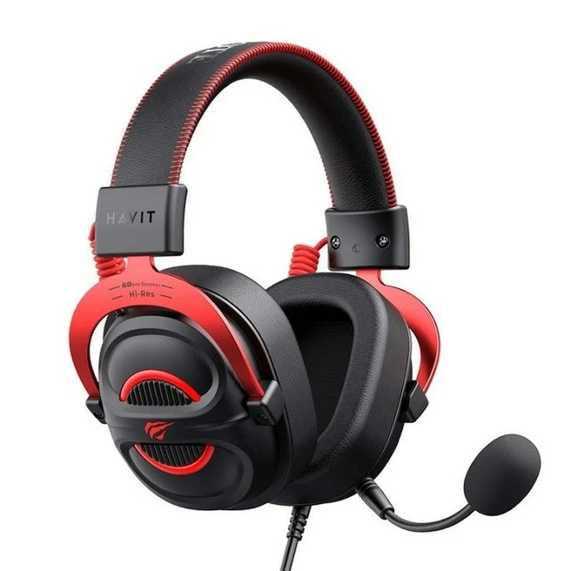 Auriculares con Micrófono Gaming Havit H2002E Pro Negro Rojo