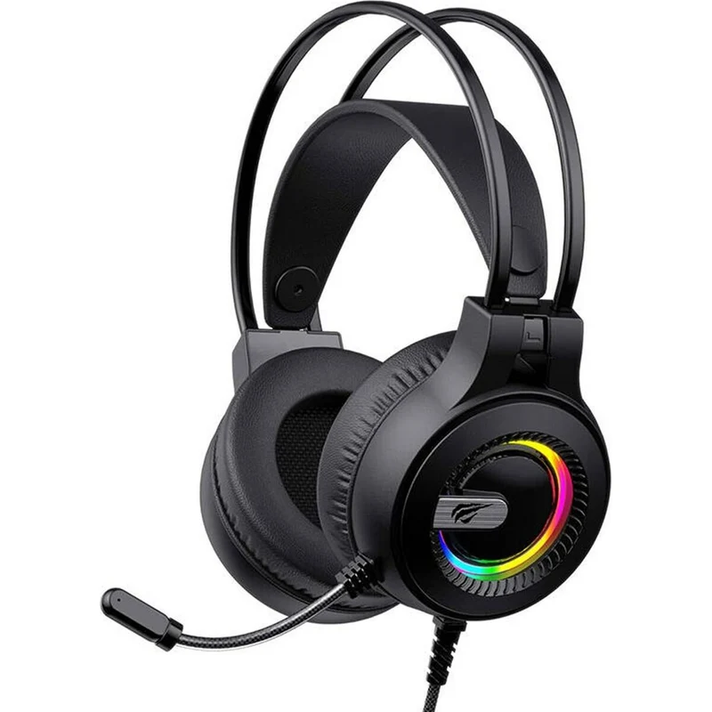 Auriculares con Micrófono Gaming Havit H2040d Negro Multicolor