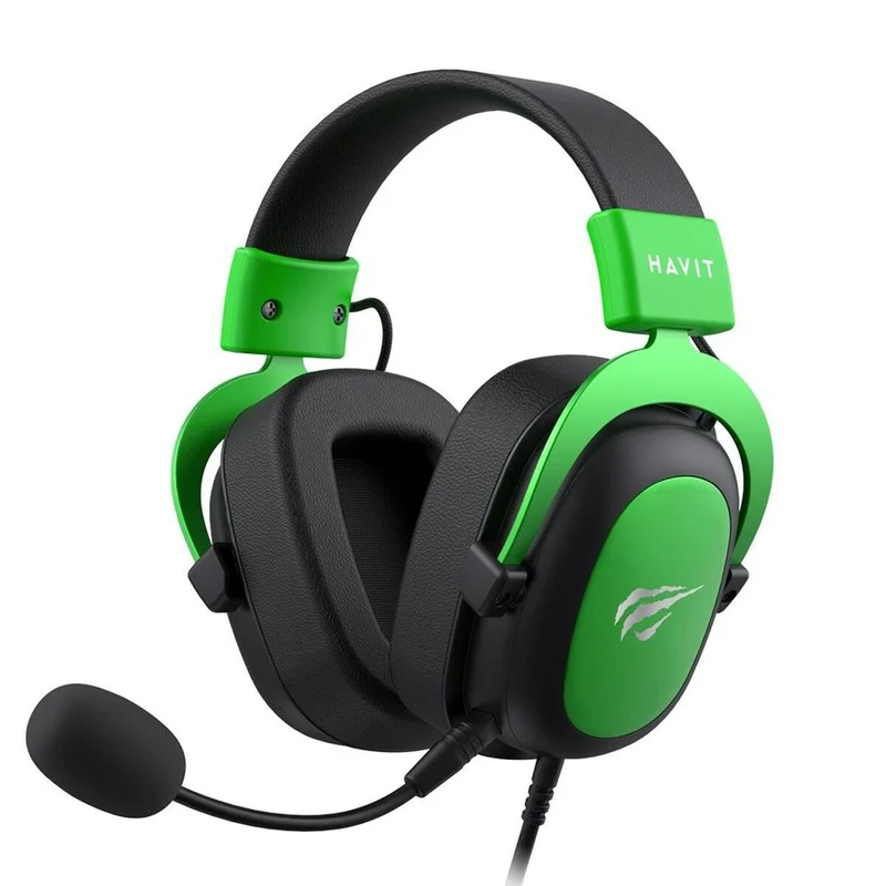 Auriculares con Micrófono Gaming Havit H2002d Negro Verde