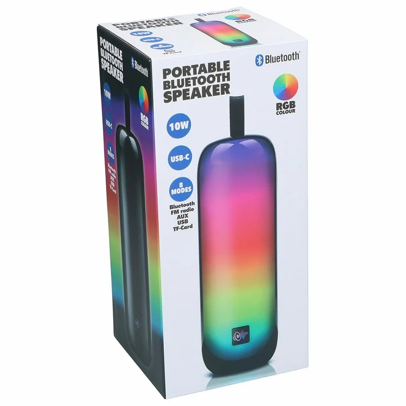 Altavoz Bluetooth Portátil Multicolor 10 W