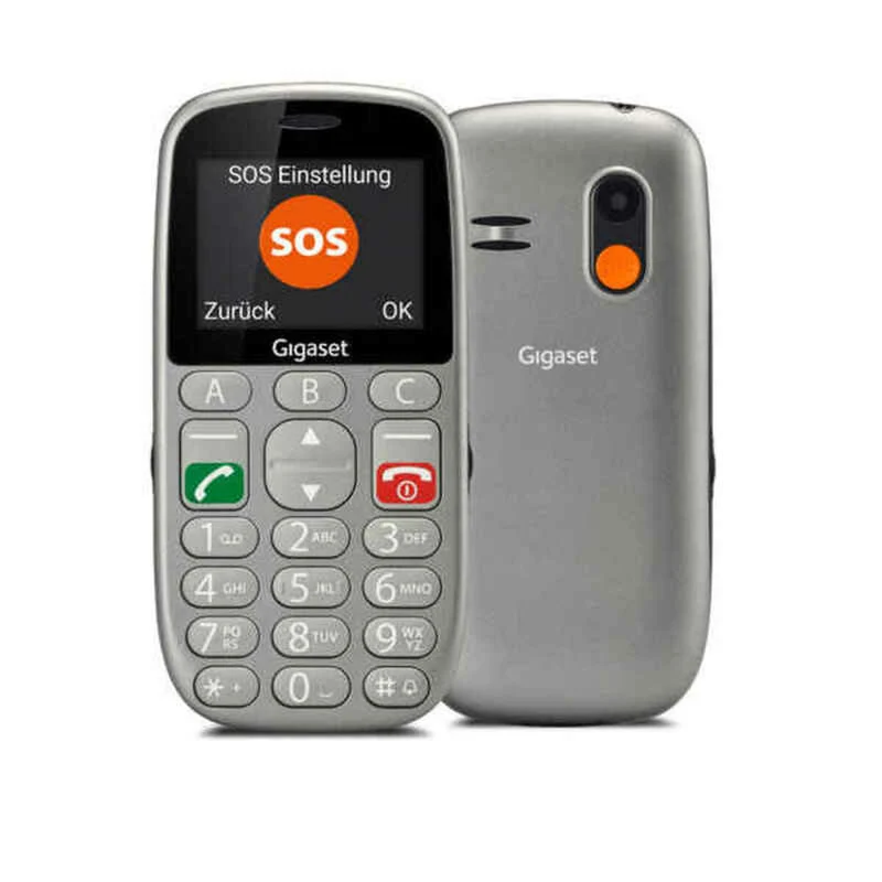 Teléfono Móvil para Mayores Gigaset GL390 2,2" 2G 800 mAh Gris