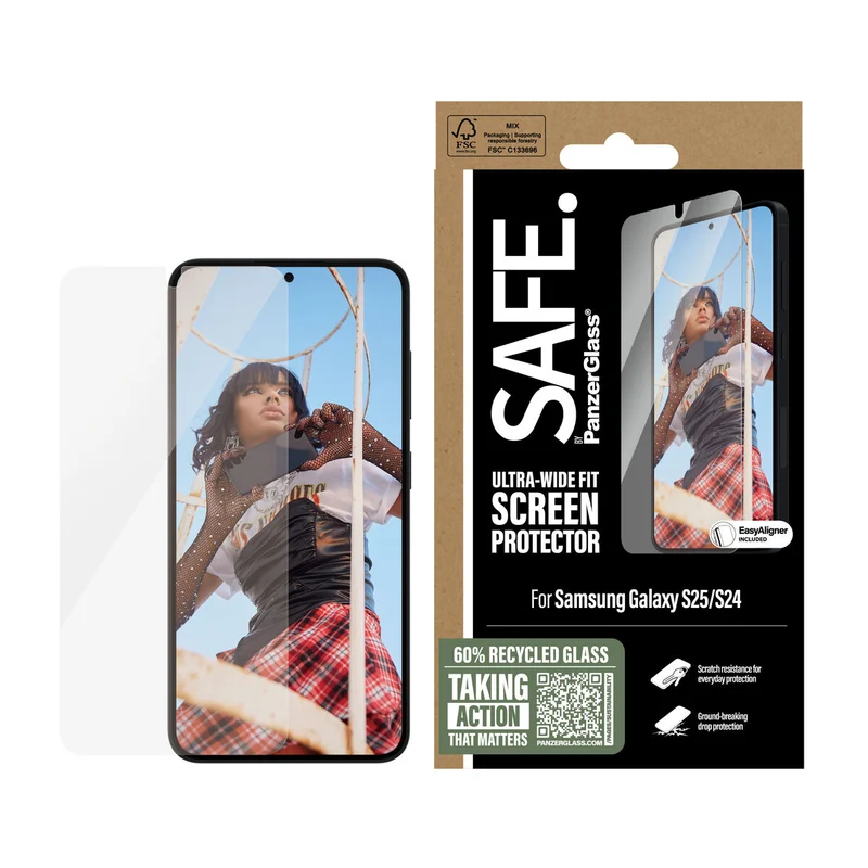 Protector de Pantalla para Móvil PanzerGlass Samsung S25-S24