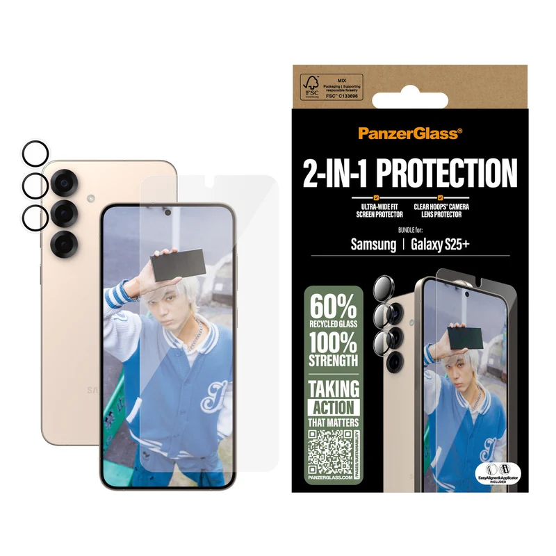Protector de Pantalla para Móvil PanzerGlass Galaxy S25 Plus