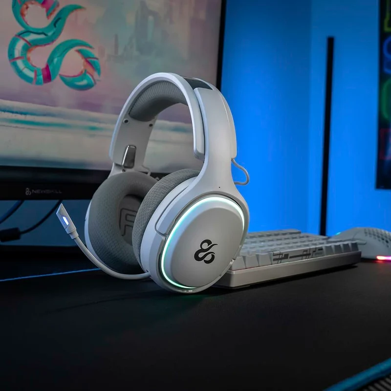 Auriculares Newskill NS-HS-ATONV2-IVORY