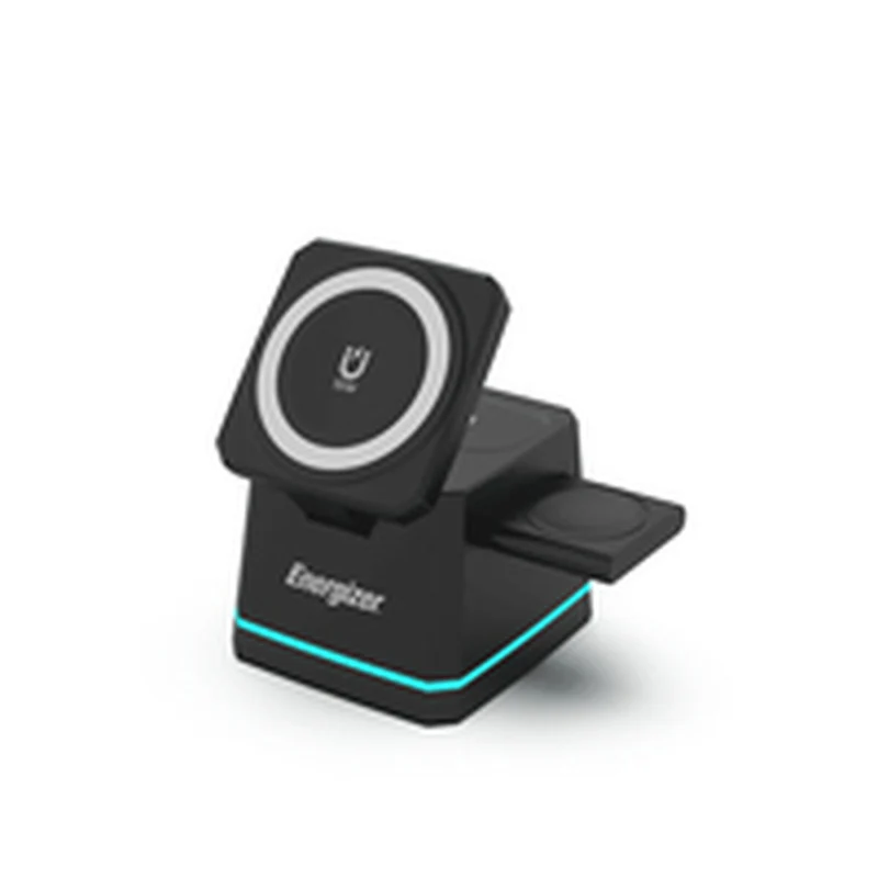Cargador Inalámbrico Multiposición con Soporte Energizer EWCP30722.5WX_BK_ML Negro