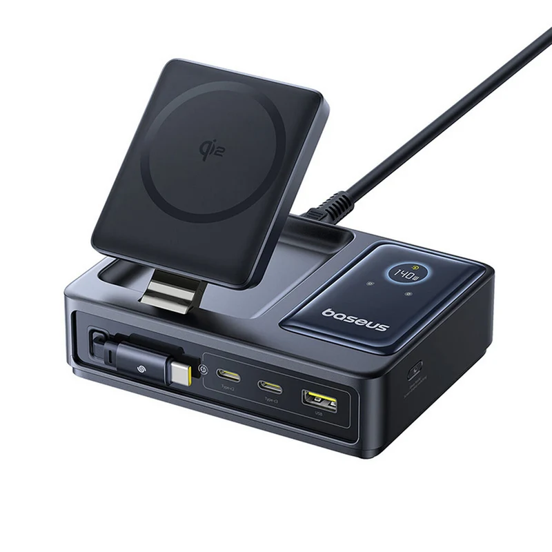 Cargador USB de Escritorio Baseus P10170902123-00 Negro