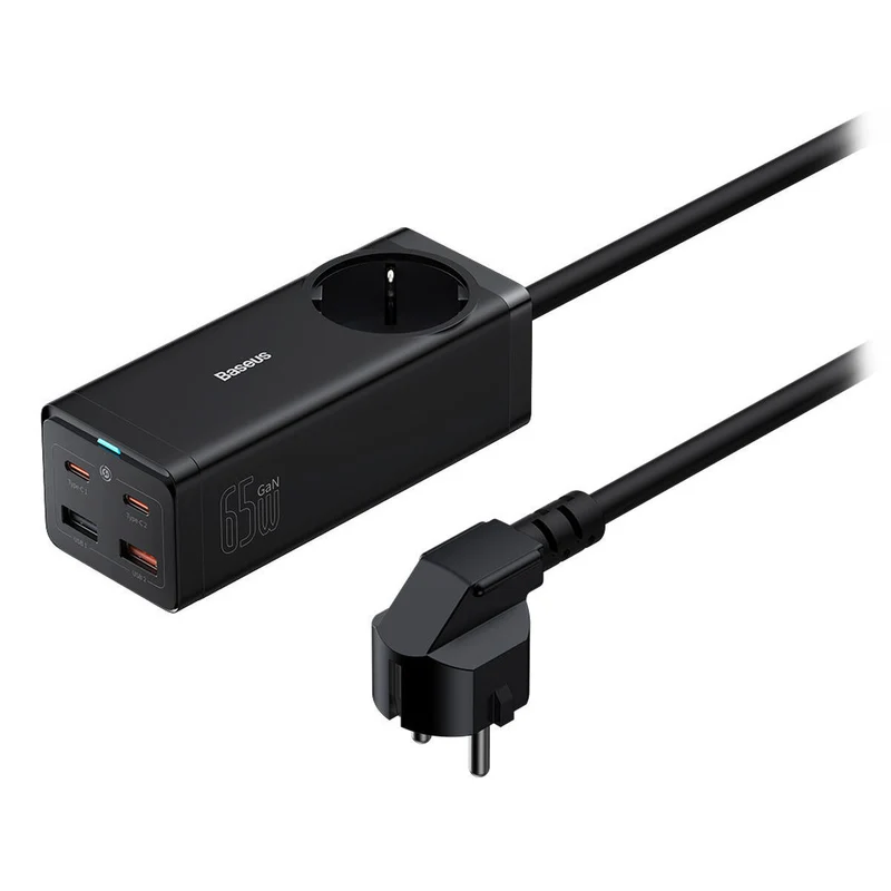 Cargador de Pared Baseus PSZM000901 Negro 65 W