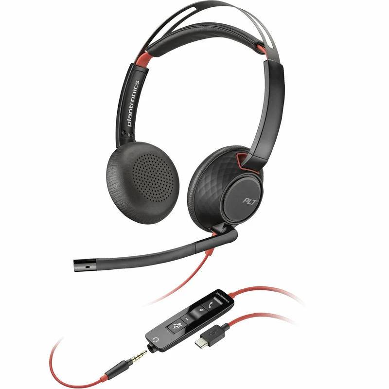 Auriculares con Micrófono Poly 8X231A6 Negro