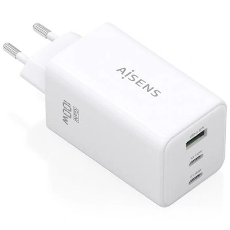 Cargador Inalámbrico Aisens ASCH-100W3P051-W Blanco 100 W