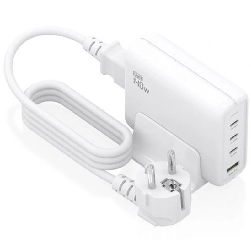 Cargador Inalámbrico Aisens ASCH-140W4P055-W Blanco 140 W