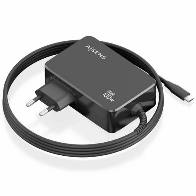 Cargador para Portátil Aisens ASCH-1PD100WL50-BK Negro 100 W