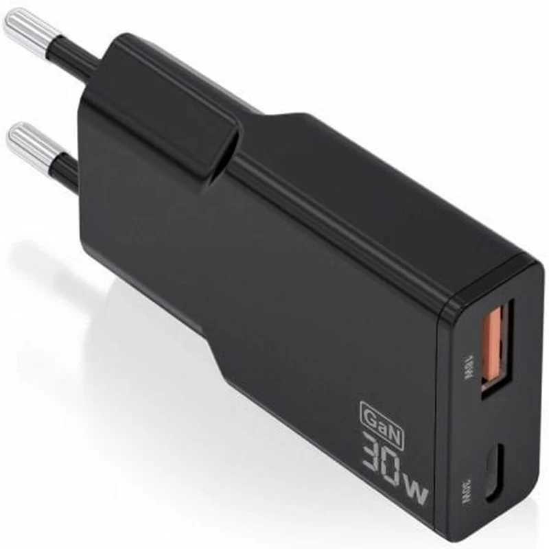 Cargador de Pared Aisens ASCH-30W2P047-BK Negro 30 W