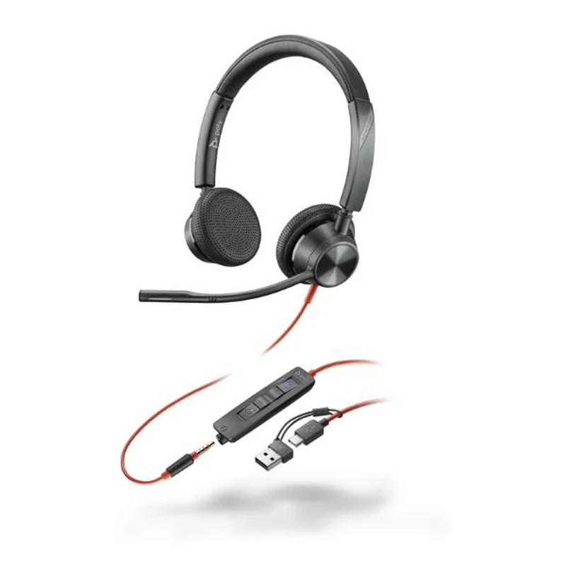 Auriculares Poly 8X222AA Negro