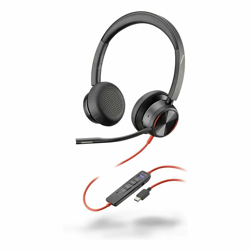 Auriculares con Micrófono Poly 8X225AA Negro