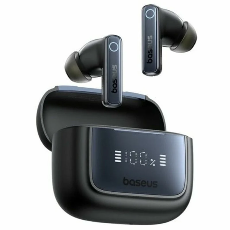 Auriculares con Micrófono Baseus A00073800123-00 Negro