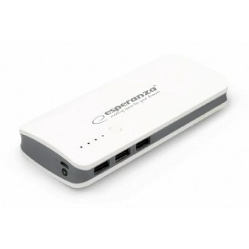 Power Bank Esperanza EMP106WE Blanco Gris Blanco/Gris 8000 mAh