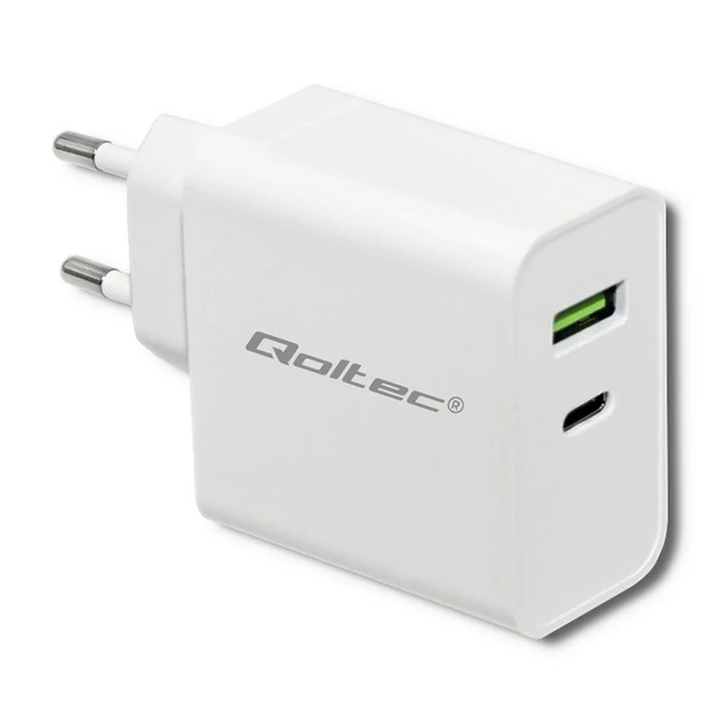 Cargador de Pared Qoltec 51718 Blanco 45 W (1 unidad)