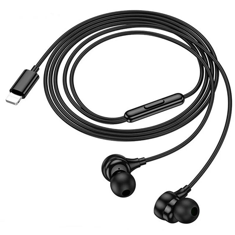 Auriculares con Micrófono Hoco M116 Benevolent Negro
