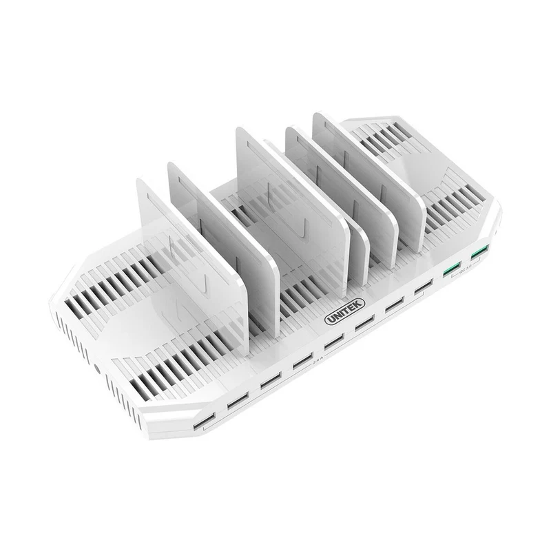 Cargador de Baterías Unitek Y-2190A Blanco (1 unidad)