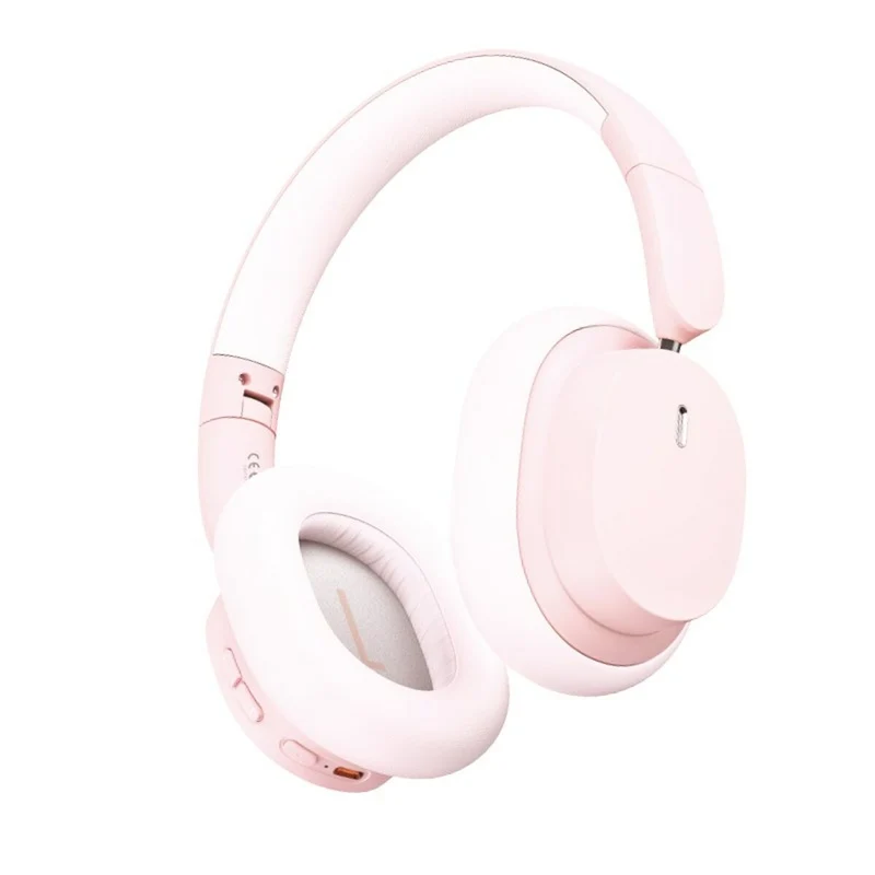 Auriculares de Diadema Bluetooth Baseus Bowie D05 Rosa (Rosa)