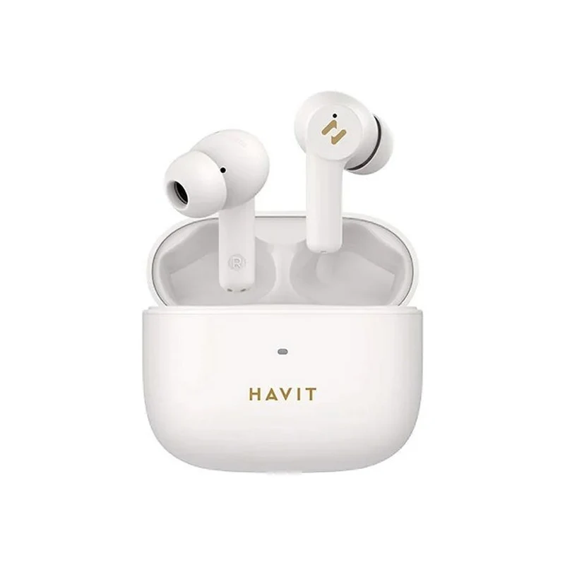 Auriculares Inalámbricos con Estuche de Carga Havit TW958 PRO Beige