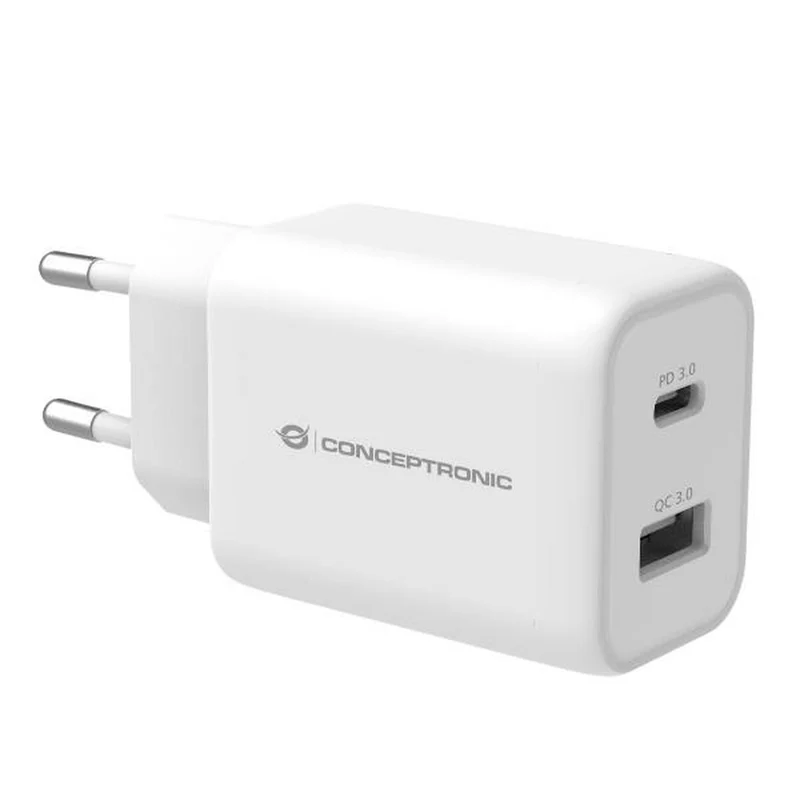 Cargador de Pared Conceptronic 120549003101 Blanco 33 W