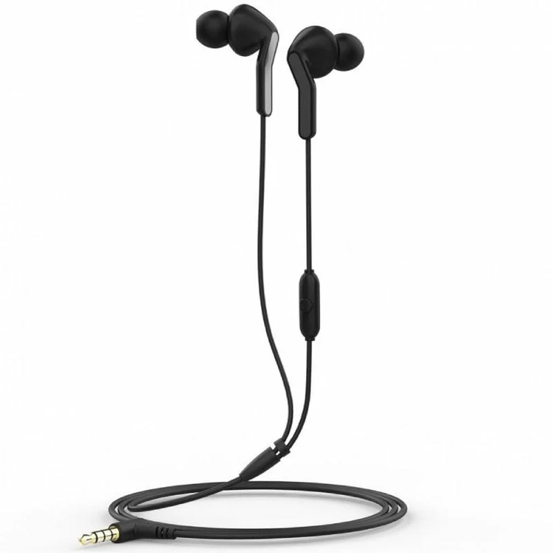 Auriculares con Micrófono Muvit MCHPH0004 Negro