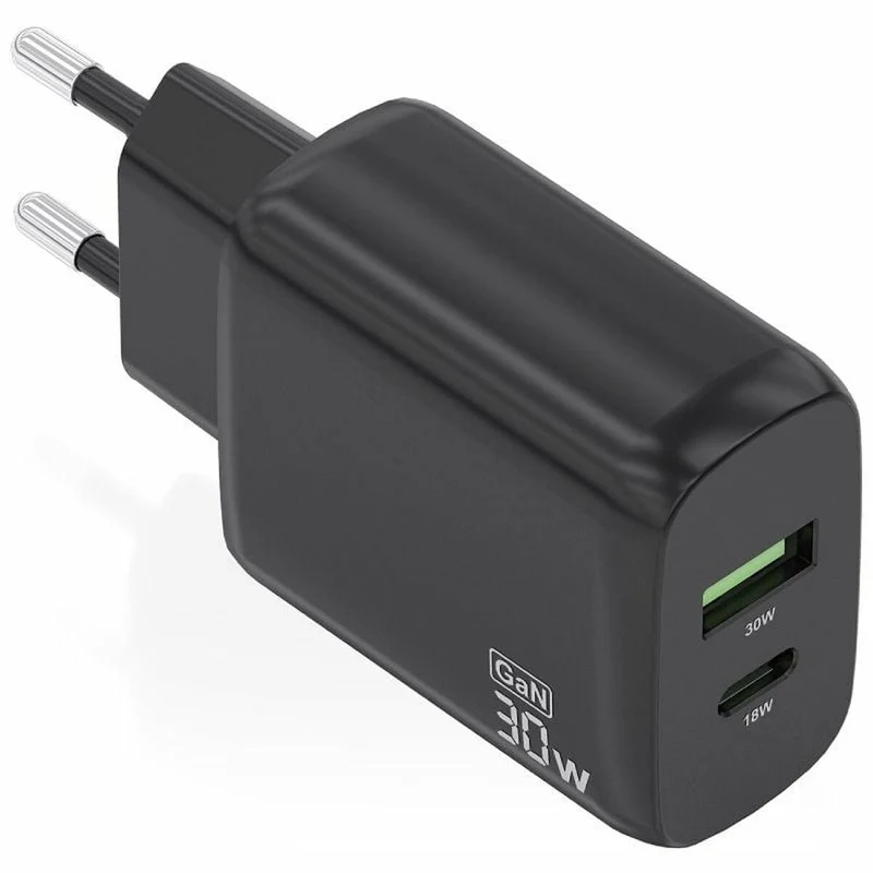 Cargador de Pared Aisens A110-0924 Negro 30 W