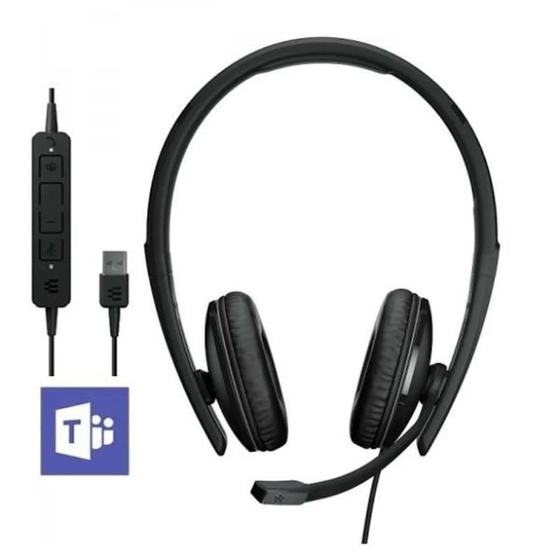 Auriculares con Micrófono Epos 1000221 Negro