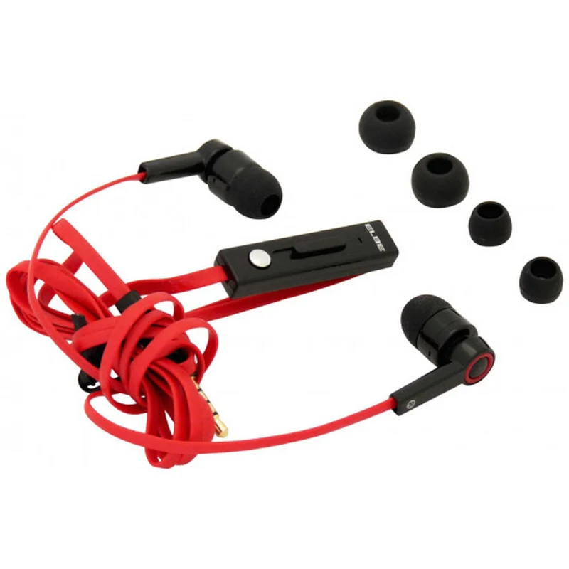 Auriculares con Micrófono ELBE AUR10MIC Rojo