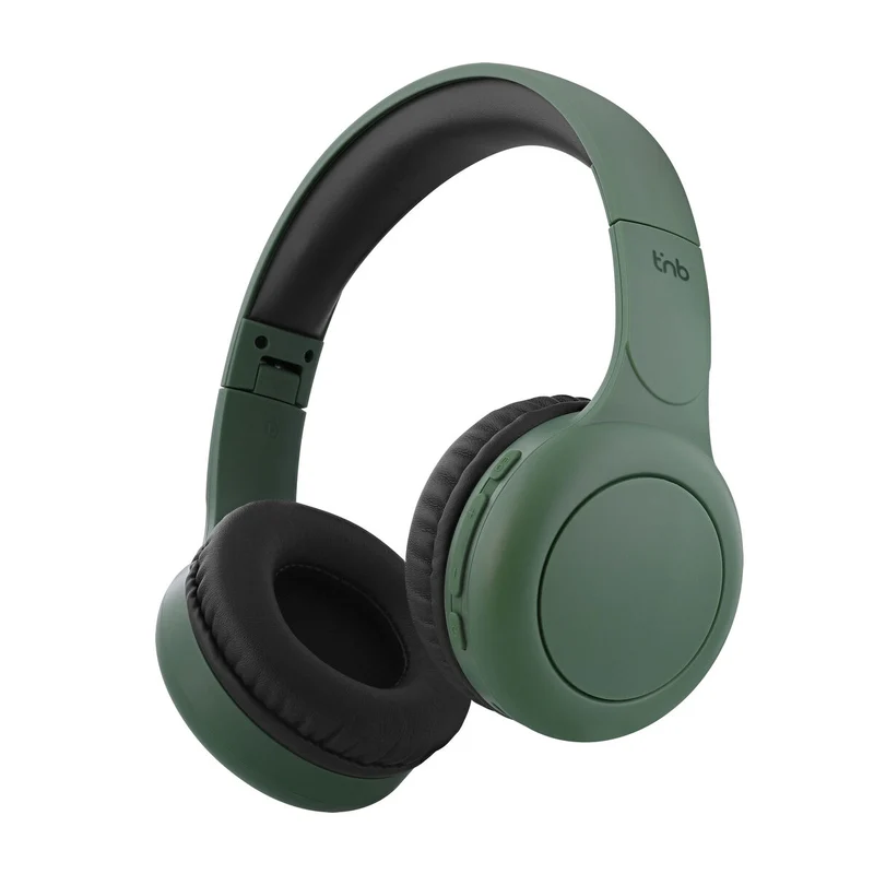 Auriculares de Diadema Bluetooth T'NB TONALITY Verde/Negro