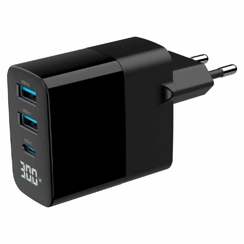 Cargador de Pared GEMBIRD TA-UC-PDQC30LCD-BK-02