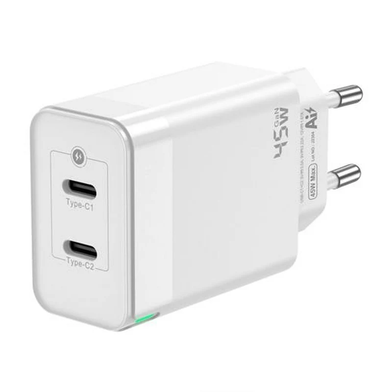 Cargador de Pared Aisens ASCH-45W2P005-W Blanco 45 W (1 unidad)