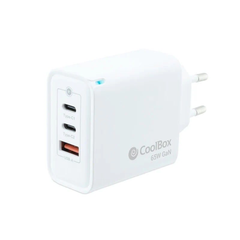 Cargador de Pared CoolBox LBP246DW 65 W Blanco