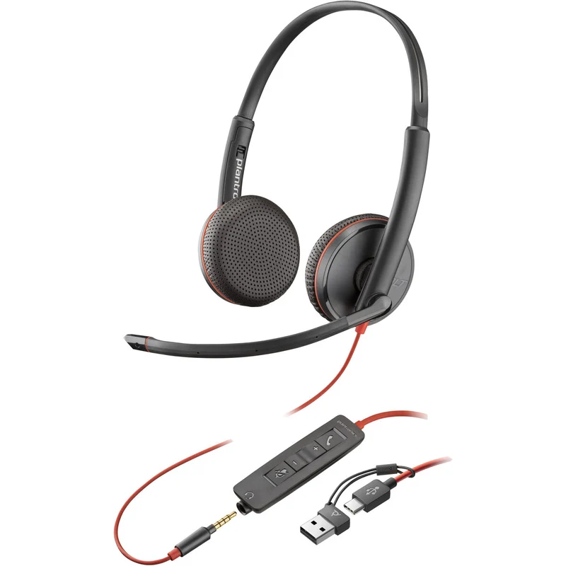 Auriculares Poly 8X229AA Negro